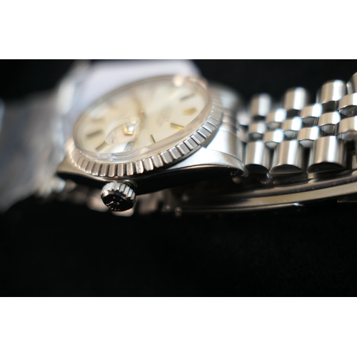 388 - Rolex Oyster Perpetual Datejust gent's stainless steel wristwatch, circa 1983, serial no. 74*****, 2... 