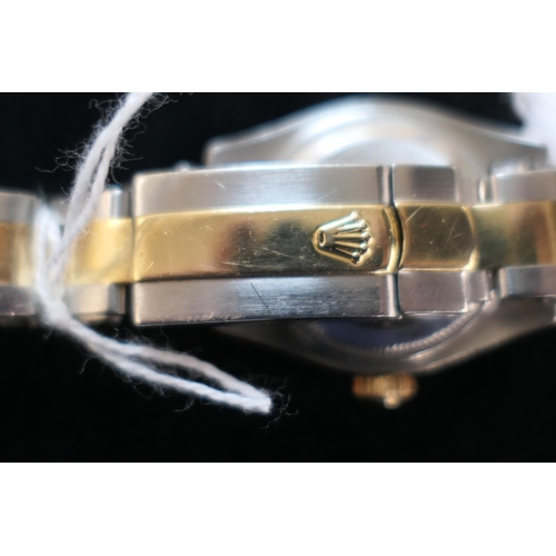 405 - Rolex Oyster Perpetual Datejust lady's bi-metal wristwatch, circa 2005, serial no. F36****, 20mm dia... 