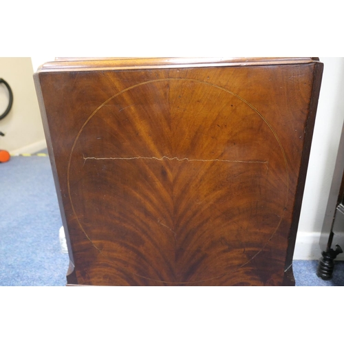 783 - Robert Fletcher, Chester (circa 1784-1820), mahogany eight day longcase clock, arched dial with urn ... 