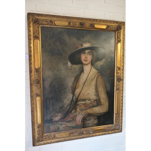 547 - William George Robb (1872-1940), Portrait of Louisa Ann Inglis (1857-1935), wife of Sir James Charle... 