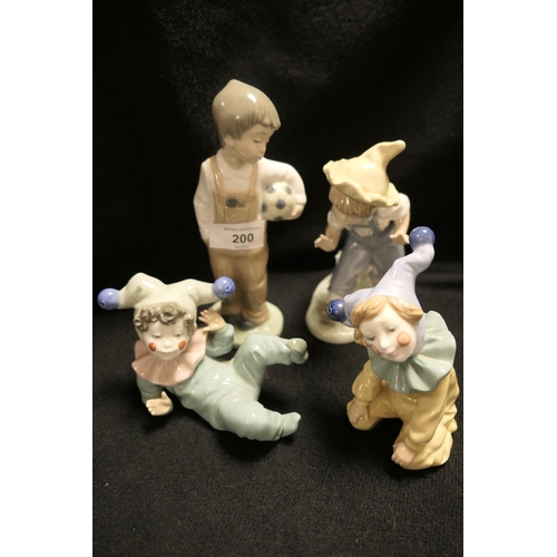 200 - Four Nao porcelain figures of children