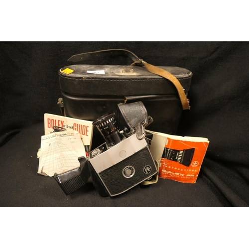 263 - Bolex P4 zoom reflex handheld movie camera with carrying case