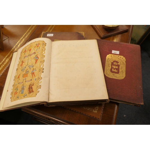 502 - Old England pictorial museum Ed. Charles Knight, two volumes published by James Sangster; also Old E... 