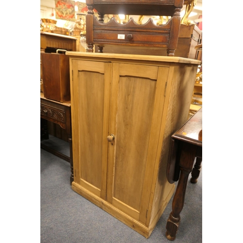 664 - Pine two door cabinet