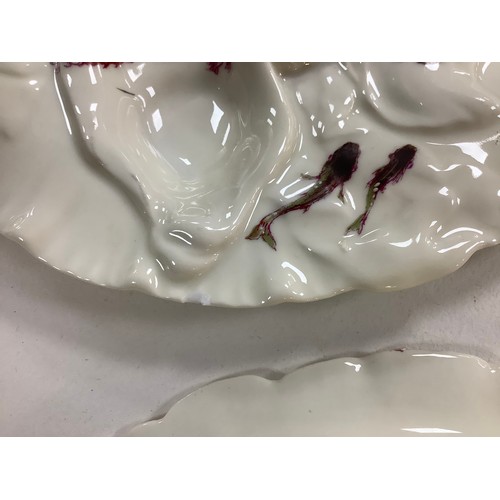 231 - Three Haviland et Cie porcelain oyster plates