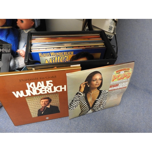 96 - Box of mixed LPs in German