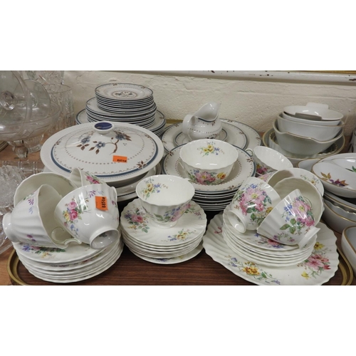 40 - Royal Doulton Old Colony pattern dinner service; also Royal Doulton Arcadia pattern tea wares (2 tra... 