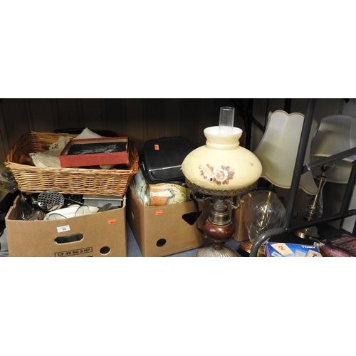 69 - Assorted household items including glass, ceramics, utensils, Stellar coffee maker, Chinon movie cam... 