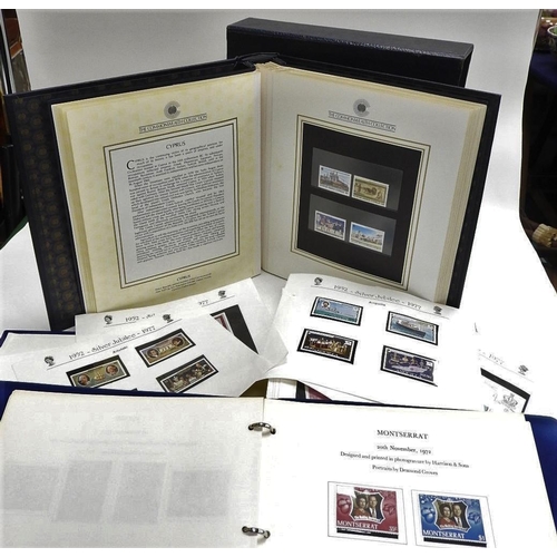 340 - Queen Elizabeth II Silver Jubilee stamp album, Commonwealth principalities; also Stanley Gibbons Que... 