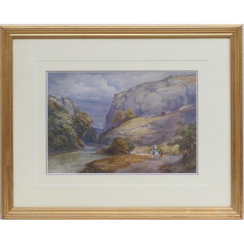 531 - Henry Martin Pope (1843-1908), Near Devil's Bridge, watercolour, signed, 33cm x 20cm; also English S... 