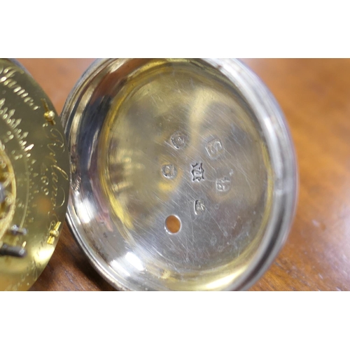 490 - George III silver pair cased club-foot verge or 'Ormskirk' escapement pocket watch, by James Ryland,... 