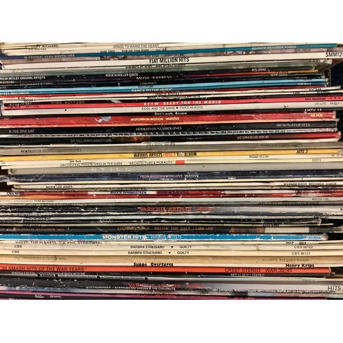 123 - Box of LP records, mixed genres