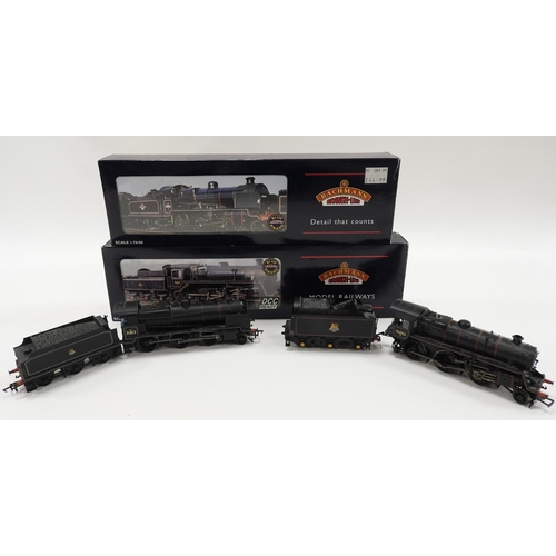116 - Bachmann Branch Line 00 gauge, N Class 31813, BR black loco and tender (boxed); also Bachmann Standa... 