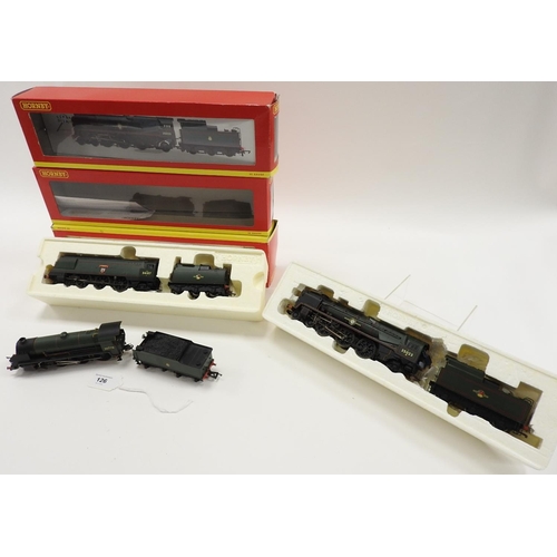 126 - Hornby 00 gauge, Merchant Navy Class, BR Holland, Afrika Line, loco and tender (boxed); also Hornby ... 