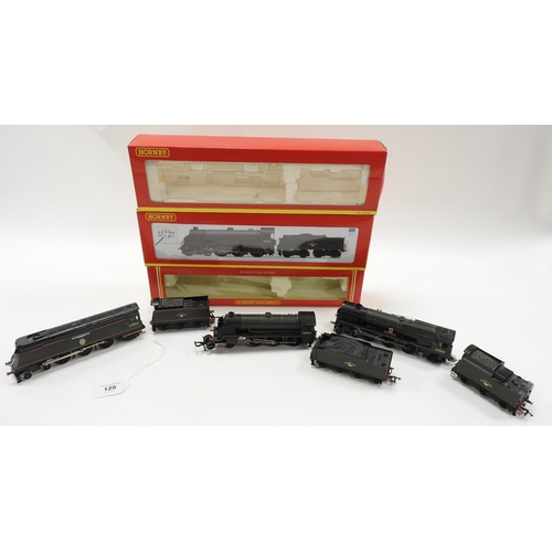 129 - Hornby 00 gauge re-built West Country Class, BR, loco and tender 'Padstow' (boxed); also Hornby 00 g... 