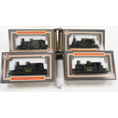 142 - Four Dapol, limited edition, Terrier Class, locomotives (boxed) with certificates
NB: Lots 114-175 a... 