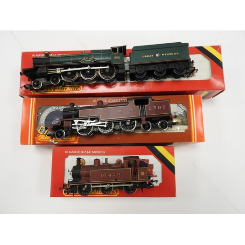177 - Hornby 00 gauge, GWR, Hall Class, loco and tender, 'Kneller Hall' (boxed); also LMS Class 4P, tank l... 