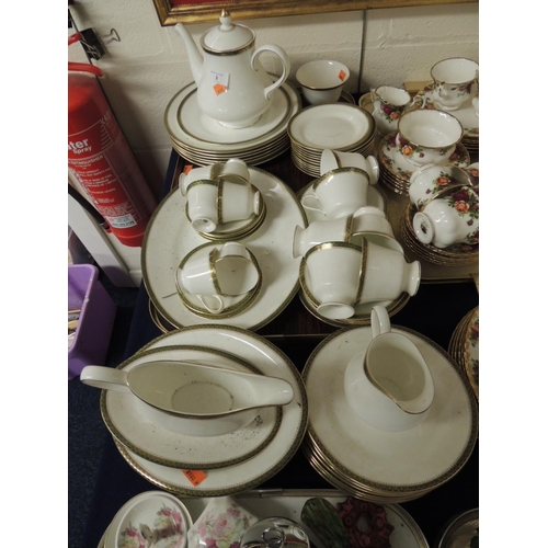 2 - Wedgwood Chester pattern dinner and tea service