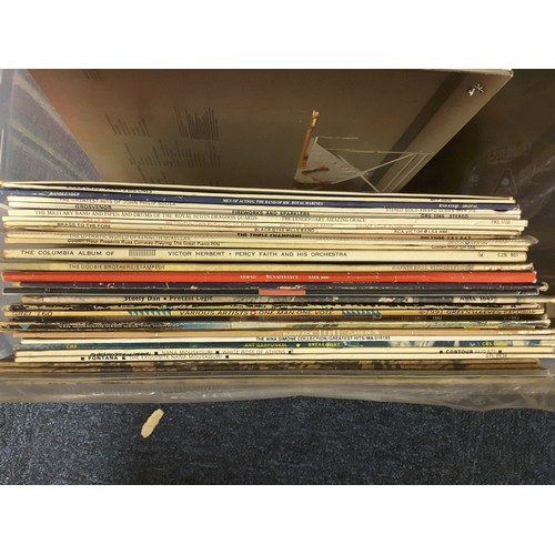 60 - Box of mixed genre LPs including Otis Redding / The Jimi Hendrix Experience at the Monterey Internat... 