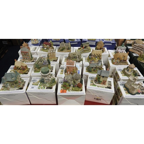 83 - Twenty-one Lilliput Lane cottages from the Treasured Worldwide collection including 'The Royal Obser... 