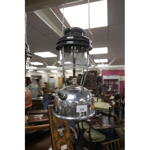 528 - Chrome Tilley lamp