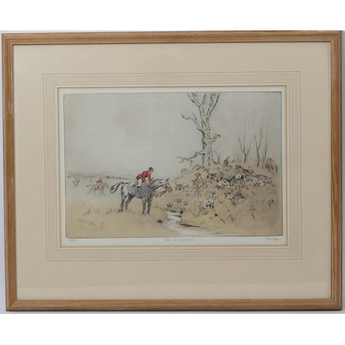 329 - Thomas (Tom) Carr (1912-77), Seven limited edition hunting scenes, each signed in pencil, titled and... 