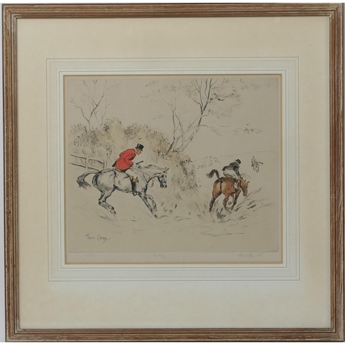 329 - Thomas (Tom) Carr (1912-77), Seven limited edition hunting scenes, each signed in pencil, titled and... 