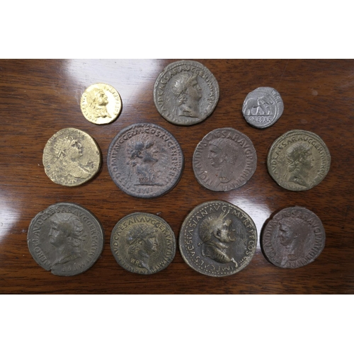 193 - Mixed British coins including some silver and WRL Roman replicas