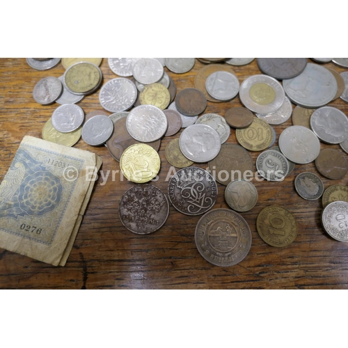 207 - Mixed world coins, mostly 20th Century