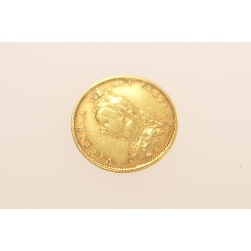 237 - Victorian half sovereign 1892 (F/VF), weight approx. 4g