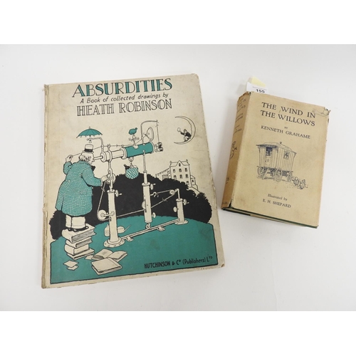 155 - Heath Robinson, 'Book of Absurdities', published by Hutchinson & Co.; also 'The Wind in the Willows'... 