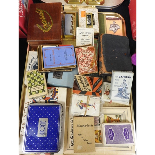 93 - Assorted packs of vintage and later playing cards