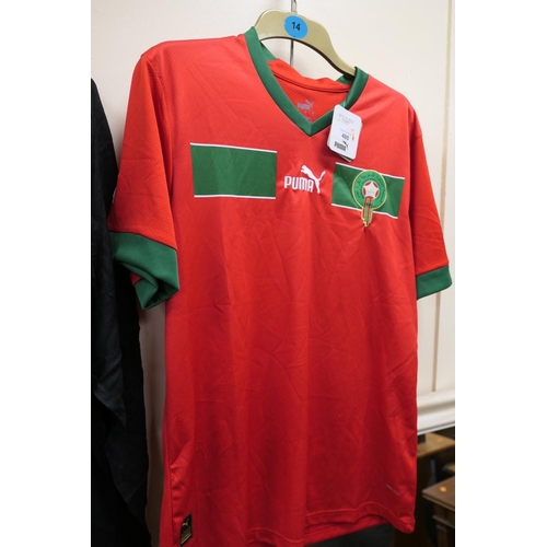 480 - Moroccan National Football team shirt, by Puma, size Large