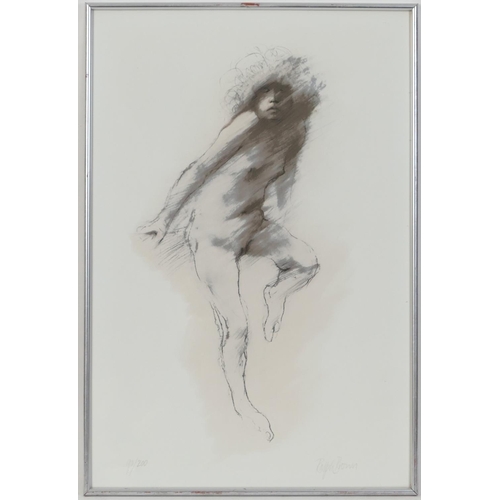 554 - Ralph Brown RA (1928-2013), Midnight Girl, limited edition lithograph, numbered 90/200, signed in pe... 