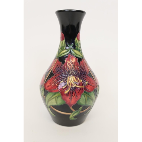 14 - Moorcroft 'Tigris' baluster vase, circa 2015, designed by Rachel Bishop, no. 2, height 20.5cm