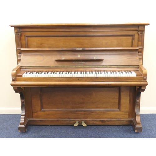 772 - Bluthner (Leipzig), upright pianoforte, manufactured 1898, serial no. 50024, rosewood cased, width 1... 