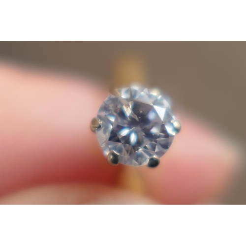 296 - Diamond solitaire ring, the round brilliant diamond of approx. 1ct, colour estimated as H/J and clar... 