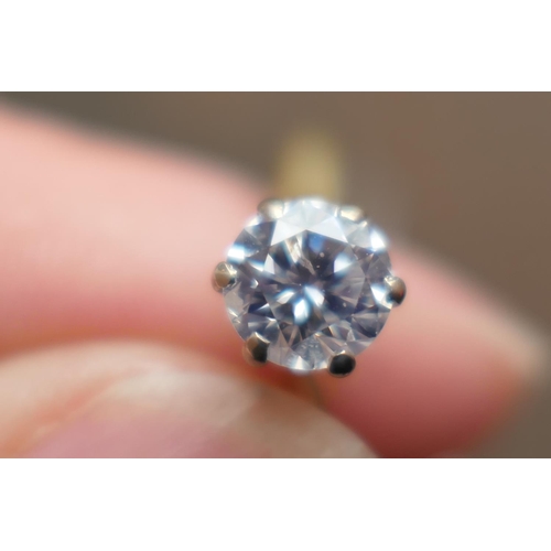 296 - Diamond solitaire ring, the round brilliant diamond of approx. 1ct, colour estimated as H/J and clar... 