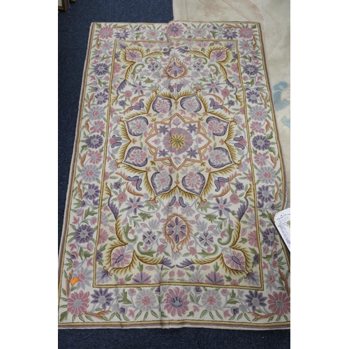 749 - Hand woven crewel work bedcover