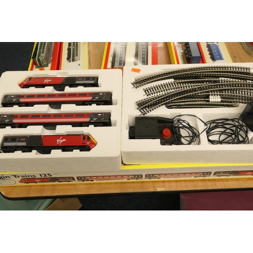 80 - Hornby 00 gauge Virgin Trains 125 electric train set (R1023), boxed and as new