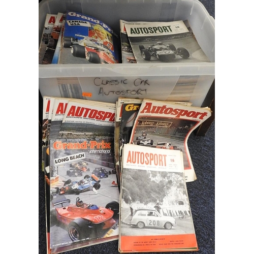 74 - Box of collector's Auto-Sport and Grand Prix International magazines, circa 1960s/70s