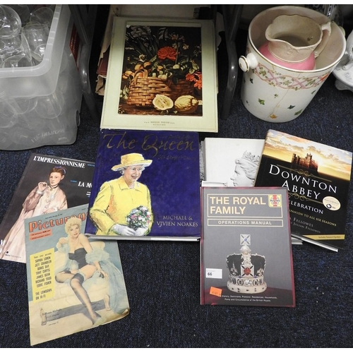 66 - Assorted books, calendars and magazines including Haynes 'Royal Family Operations Manual'