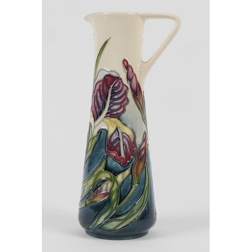 6 - Moorcroft iris jug, for The Moorcroft Collectors Club, circa 1996 (second quality), height 24.5cm