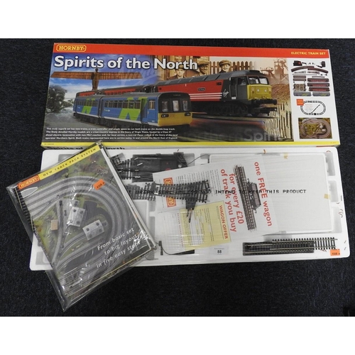 88 - Hornby 00 gauge Spirits of the North electric train set, boxed and unused