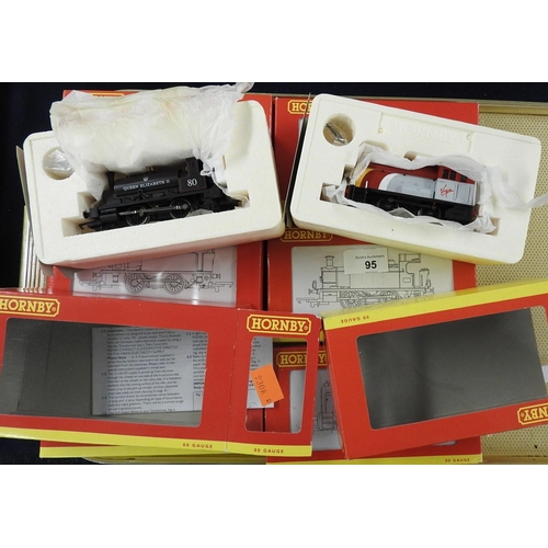 95 - Eight Hornby 00 gauge locomotives, boxed and apparently unused