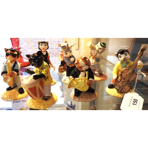 150 - Beswick china Cool Cats band (8)