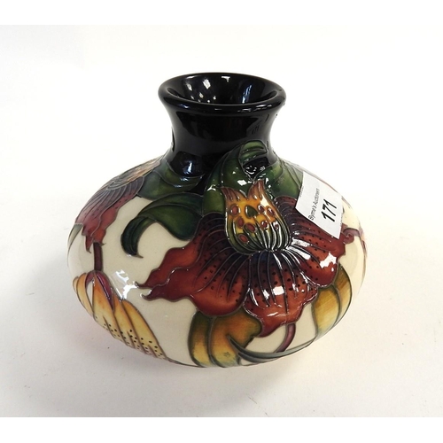 171 - Moorcroft 'Anna Lily' vase, height 11cms