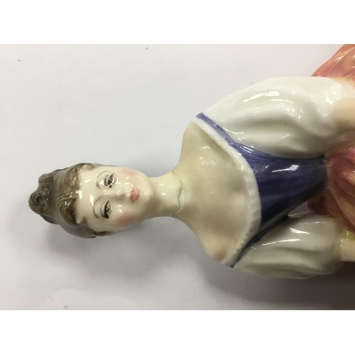 153 - Five Royal Doulton figurines including a limited edition 'Christmas Rose'