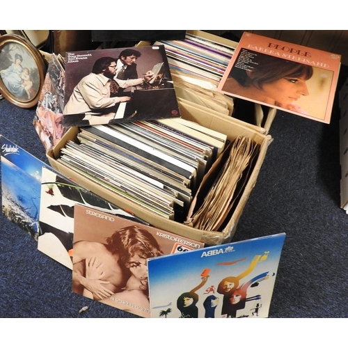 68 - Quantity of LP records, mostly classical and middle of the road and including 78rpm records