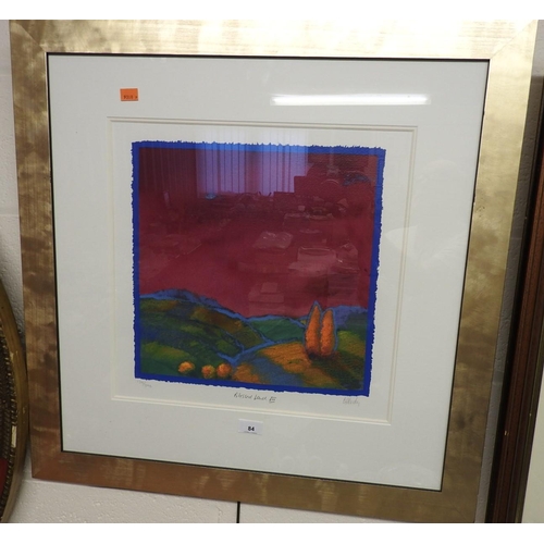 84 - B H Brody, limited edition, silkscreen print, 'Blessed Land III', No. 128/395, signed by the artist,... 